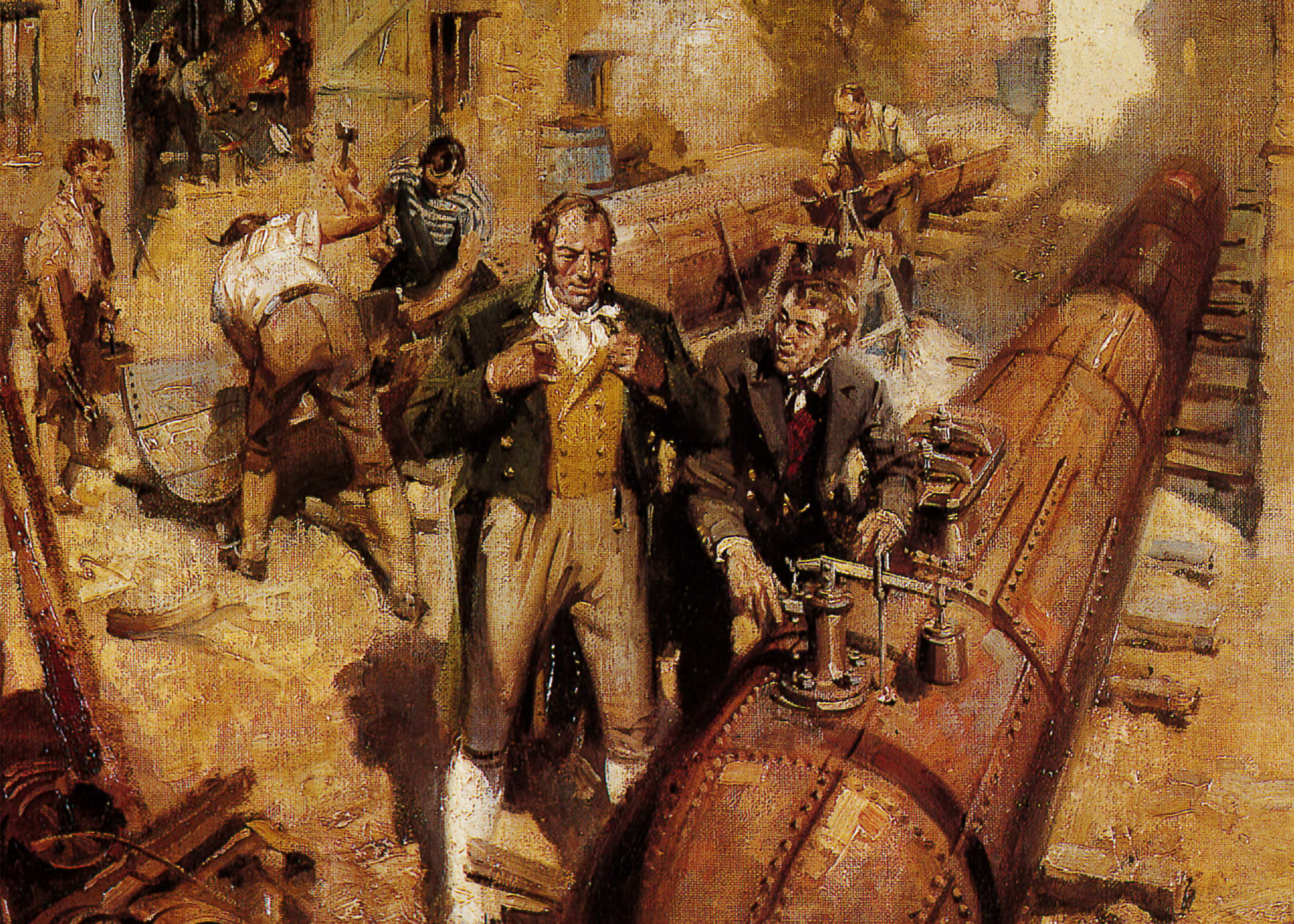 Richard Trevithick - first high-pressure steam engine