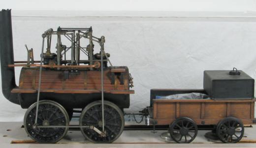 Locomotion No. 1 is the first steam locomotive